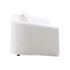 Florence Sienna Linen Slipcovered Curved Back Sofa 98"