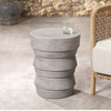 Anora Light Grey Outdoor Round Accent Table