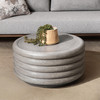 Reva Dark Gray Outdoor Round Coffee Table
