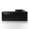 Nolita Saddle Black Leather Modular 2 Piece Sectional Sofa