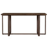 Brant Console Table With Wrought Iron Base