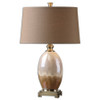 Eadric Antiqued Gold Ceramic Table Lamp