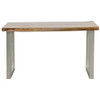 Montana Solid Wood Metal Leg Desk