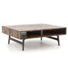 Lester Reclaimed Oak Wood Coffee Table 47" Lester Reclaimed Oak Wood Coffee Table 47"