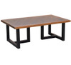 Loft Geometric Metal Base Coffee Table