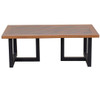 Loft Geometric Metal Base Coffee Table