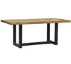 Restoration Metal + Wood 76" Dining Table