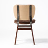 Sloan Quilted Havana Leather Dining Side Chair
