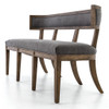 Carter Upholstered Curved Dining Bench