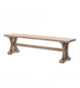 VTUD-06-10,Tuscan spring Dining Bench-Sundried WheaT