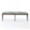 Lucille Batik Indigo Upholstered end of bed benches