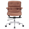 M340 MOdern Brown Leather  Executive Office Chair