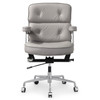 Grey Italian Leather M340 Executive Office Chairs