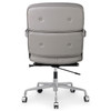 Grey Italian Leather M340 Executive Office Chair sale