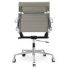 Grey Vegan Leather M348 comfortable office chair