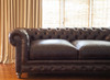 Warner Leather 77" Chesterfield Sofas