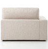 Bloor Beige Upholstered Contemporary 2 Seater Sofa