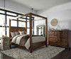 Kosas Solid Wood Queen Canopy Bed Frame