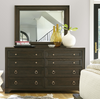 Universal Hollywood Hills, California white Rustic Oak 8 Drawer Dresser