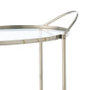 Arteriors Home, Connaught Polished Nickel Bar Cart