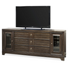 California Rustic Oak TV entertainment consoles