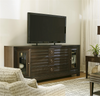California Rustic Oak TV Entertainment Console