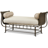 Sonoma Metal Frame Bed End Bench on Casters