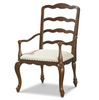 Sonoma Vintage Brown upholstered dining chair with nailheads