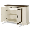 Sonoma Vintage White hall console tables with drawers