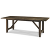 French Oak Extendable Farmhouse Kitchen Table- Brownstone