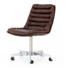 Malibu Distressed Whiskey Leather Office Desk Chair