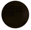 Country-Chic Maple Wood Round Extendable Dining Table Top - Black Country-Chic Maple Wood Round Extendable Dining Table Top - Black
