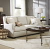 Connor Belgian Linen Upholstered Slope Arm Sofa