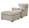 Haven Belgian Linen Upholstered Accent Ottomans