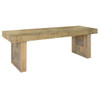 Angora Natural Reclaimed Wood Dining Bench