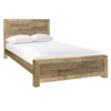 Angora Natural Reclaimed Wood California King Platform Bed frame