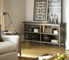 Proximity Industrial Bronze Metal Media Console Table