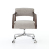 Tyler Mid-Century Modern Upholstered Office Desk Chair