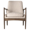 Olena Mid Century Beige Cedar Lounge Chair