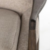 Braden Mid-Century Modern Upholstered Dining Arm Chair