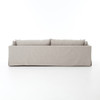 Loft Modern Beige Slipcovered  Lounge Sofa 96"