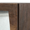 Berlin Reclaimed Wood 2 Door Console - Brass Legs