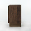 Berlin Reclaimed Wood 2 Door Console - Brass Legs