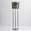 Maxwell Tesla Coil Antiqued Pewter Floor Lamp