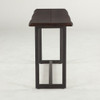 Live Edge Solid Wood & Iron Console Table 56"