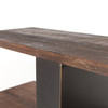 Kane Reclaimed Wood + Bronze Iron Console Table