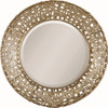 Uttermost Alita Champagne Woven Metal Mirror