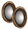 Uttermost Tropea Rounds Wood Mirror S/2