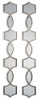 Uttermost Vizela Metal Mirrors Set/2