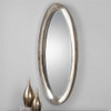Uttermost Copparo Silver Oval Mirror